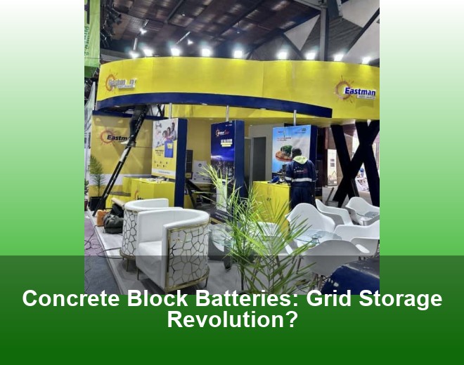 Concrete Block Batteries: Grid Storage Revolution?